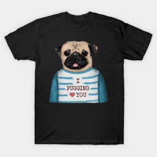 Pug Love You T-Shirt